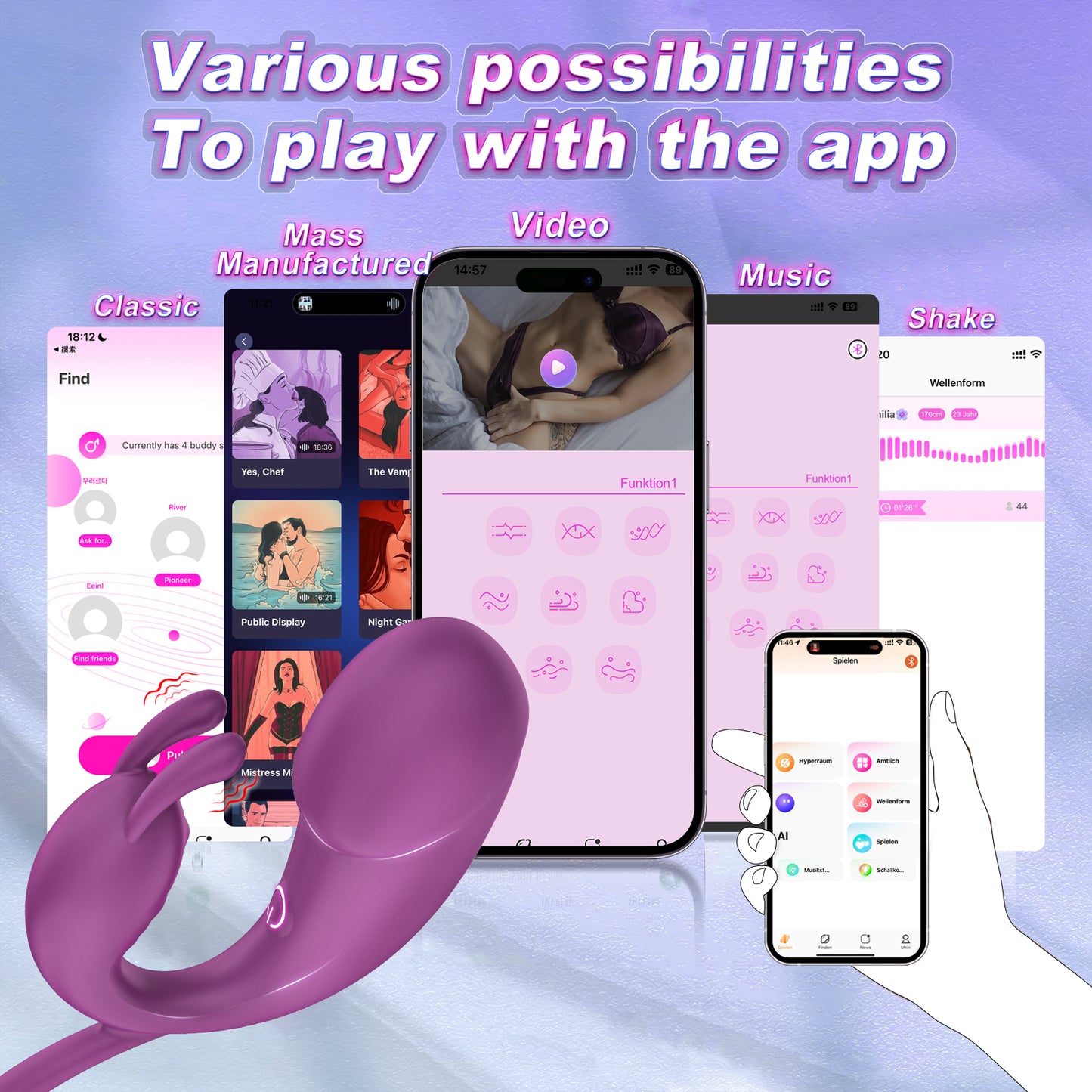 App control Vibrator