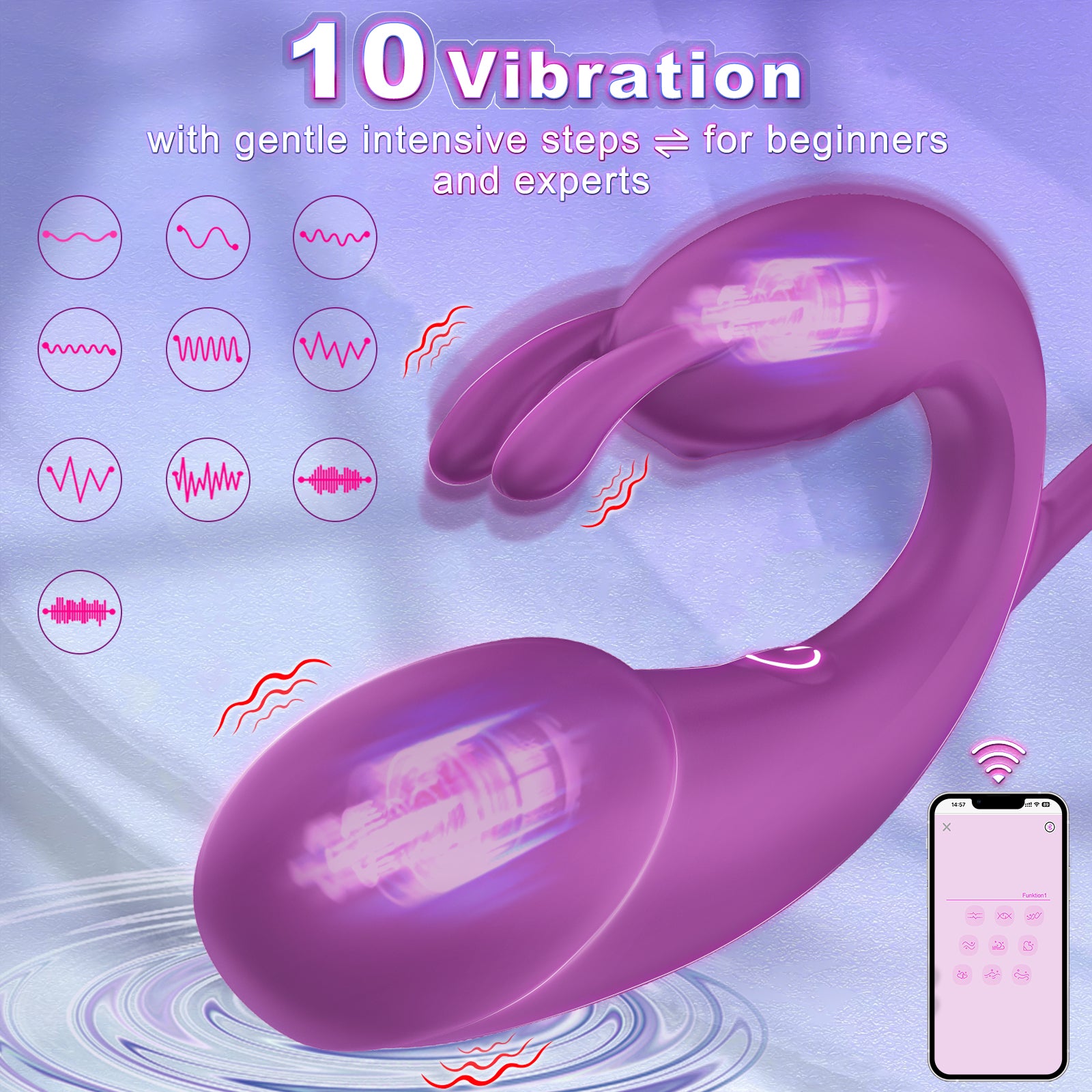 Mature Pro App control Vibrator